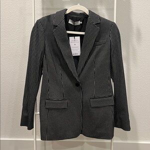 M.M. Lafleur Yiyan 2.0 Blazer Stretch Houndstooth